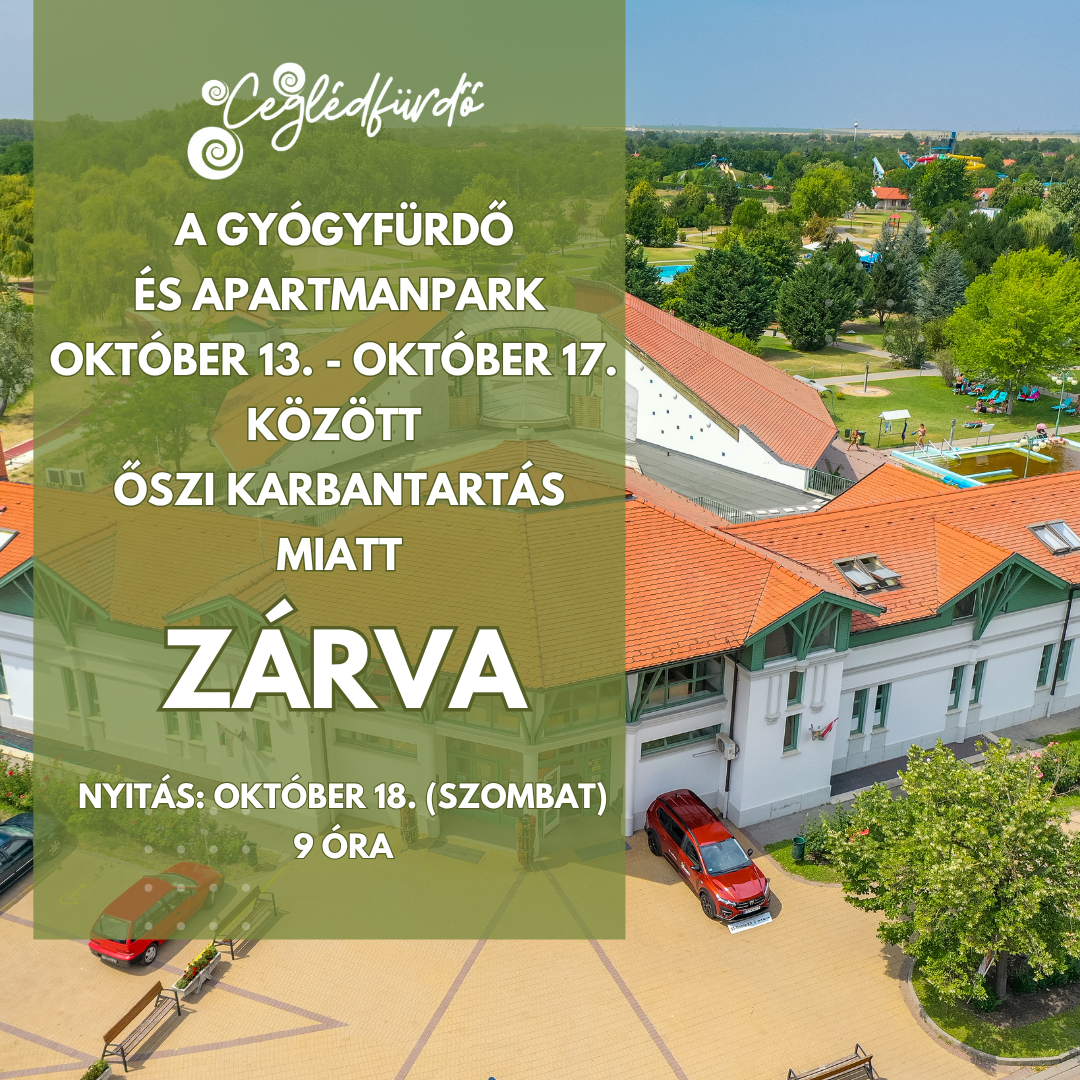 ŐSZI KARBANTARTÁS 2025.10.13-17.