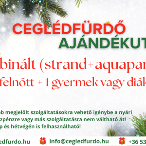 Karácsony 2025 - Kombinált belépő 2 felnőtt + 1 diák vagy gyermek