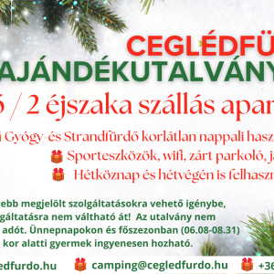 Karácsony 2025 - SZÁLLÁS AJÁNDÉKUTALVÁNY